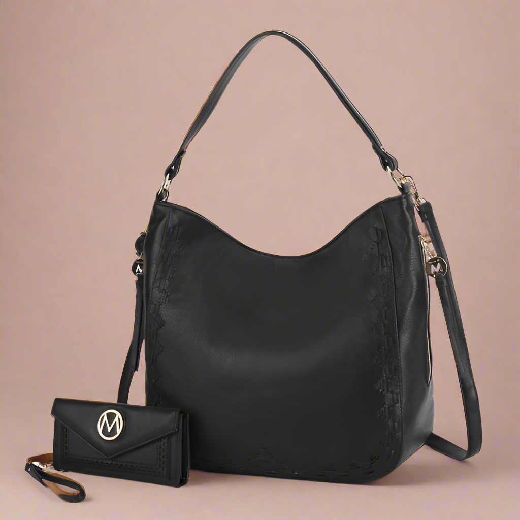 MKF Lucille Shoulder by Mia K and Wallet- 2 pieces