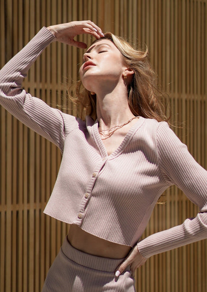 Ribbed Cardigan