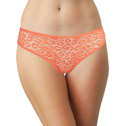 Leopard Lace Thong