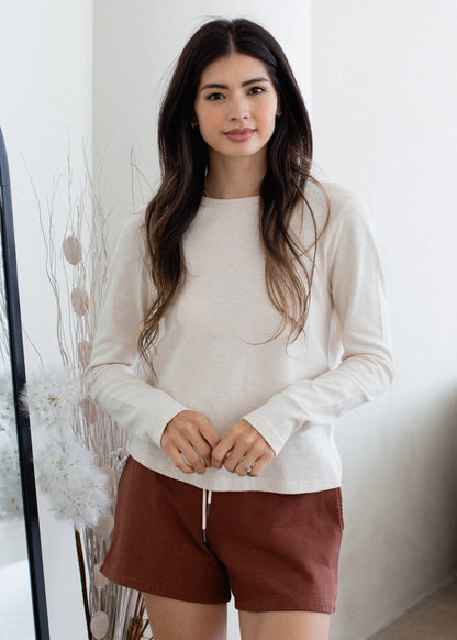 Slub Binding Long Sleeve